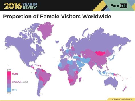 Pornhub Released A Detailed Map Of The World S Porn Interests Artofit