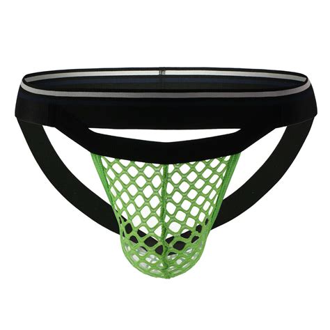 Sexy Men See Through Mesh Jock Strap Low Rise Lingerie T Back Underwear S M L XL EBay