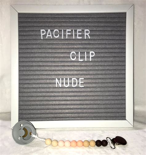 Nude Pacifier Clip Making It Sew Easy