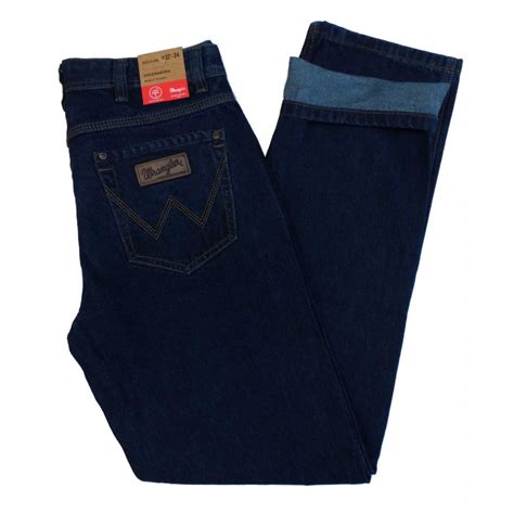 синие джинсы wrangler высокого качества