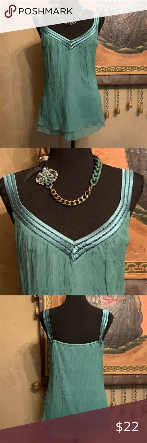 Silk Top By Gianni Bini Silk Top Gianni Bini Gianni