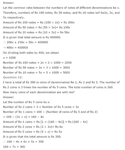 Ncert Solutions For Class Maths Chapter Linear Equations In One