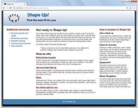 [solved] Use 2 And 3 Column Layouts In This Exercise Youl