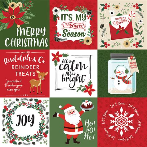 Echo Park The Magic Of Christmas Collection 12 X 12 Double Sided