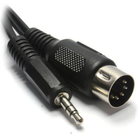 Kenable 5 Pin Din Midi Plug To 35mm Jack Stereo Plug Audio Cable 2m 6 Feet Read Home