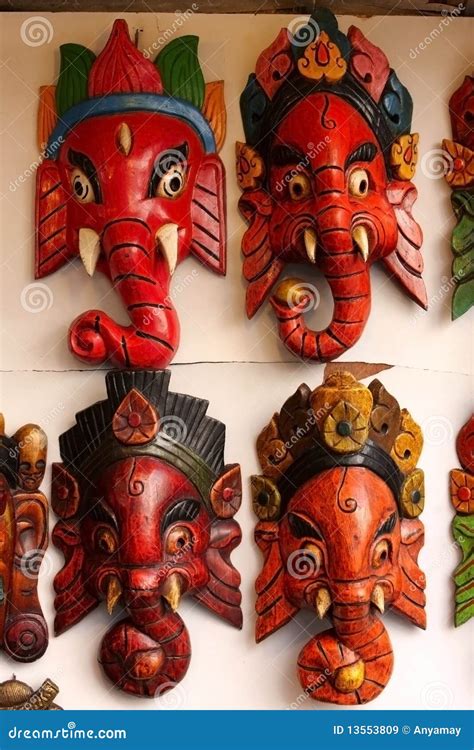 Indian Masks Royalty Free Stock Images - Image: 13553809