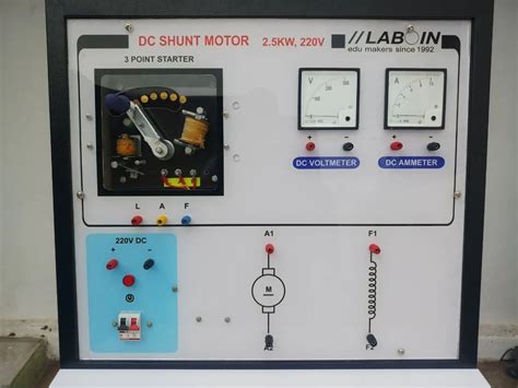 Laboin Mild Steel Dc Shunt Motor With Control Panel Board For