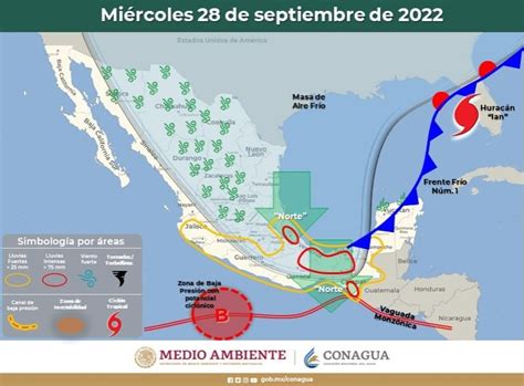 Frente Frío 1 Provocará Heladas En Estos Estados Sigue Su Trayectoria