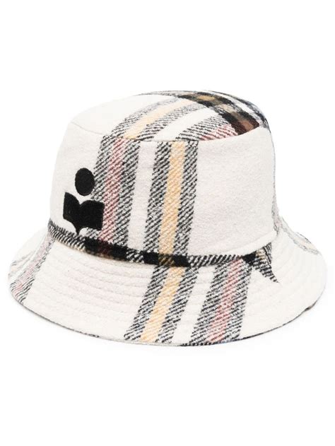 Haley Check Bucket Hat ISABEL MARANT Eraldo US