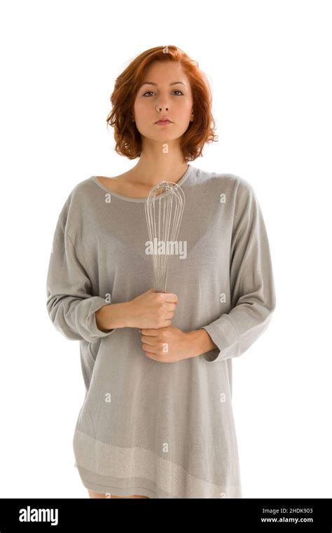 Young Woman Wire Whisk Girl Girls Woman Young Women Wire Whisks