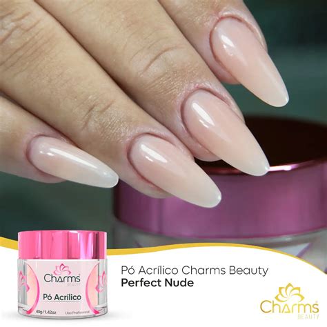 Pó Acrílico Charms Beauty Perfect Nude g secagem lenta A