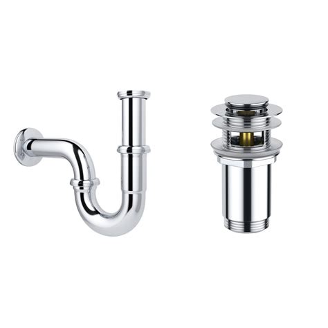 Сифон для раковины с донным клапаном Wellsee Drainage System 182102001 ...