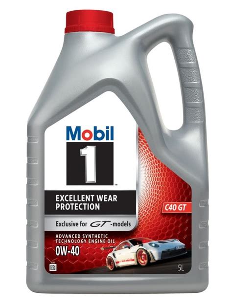MOBIL 1 C40 GT 0W-40 Advanced Synthetic Technology Engine Oil 5ltr ...
