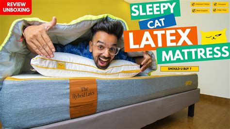 Sleepycat Hybrid Latex Mattress Review Unboxing Best Latex Mattress