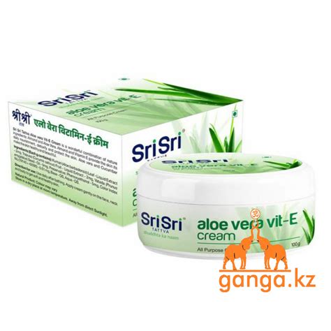 Крем для лица Алоэ Вера и Витамин Е (Aloe Vera & Vit. E Cream SRI SRI ...