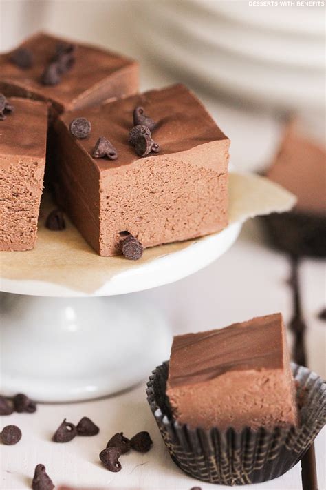 Desserts With Benefits Healthy Vegan Dark Chocolate Fudge (refined ...