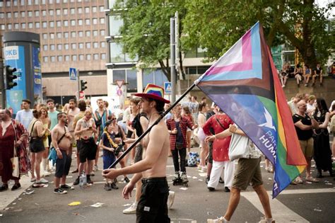 Participant Of Street Parade Of The Christopher Street Day CSD Gay Pride LGBT Editorial