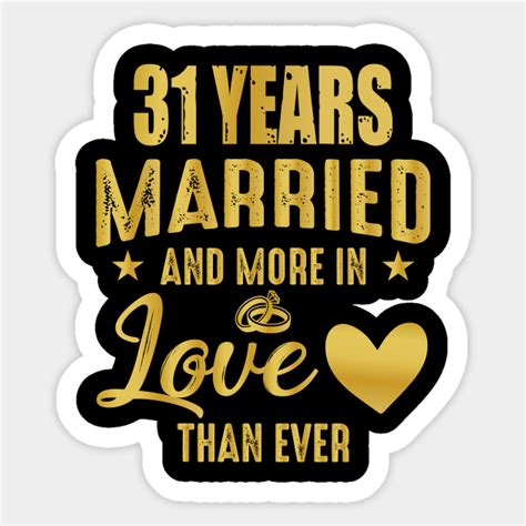 31 Years Marriage Anniversary For Couples 31st Wedding Anniversary