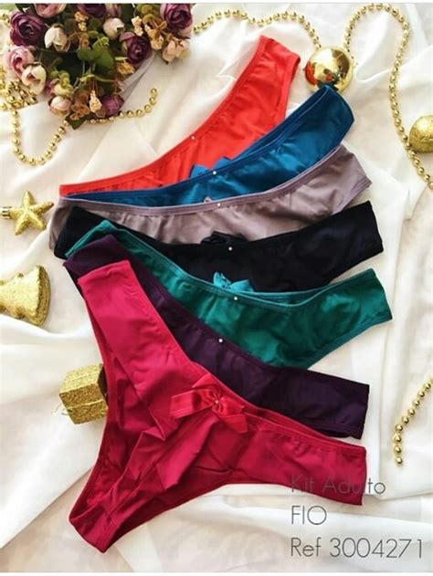 Kit Calcinhas Fio Dental Sexy Diamantes Lingerie R Em Mercado Livre