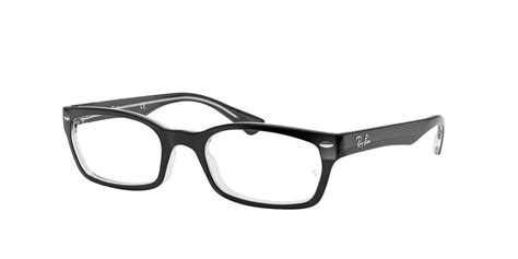 Rb5150 Optics Eyeglasses With Black On Transparent Frame Rb5150 Ray