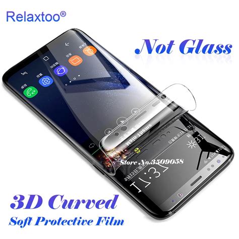 3D изогнутая мягкая защитная пленка для samsung Galaxy S8 S9 S10 5g ...