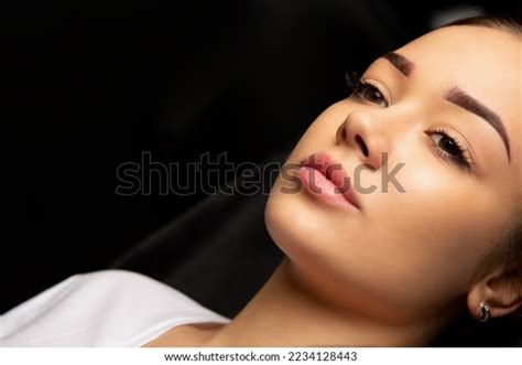Lovely Brunette Woman After Procedure Permanent Stock Photo 2234128443 Shutterstock