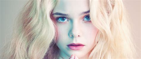 Elle Fanning Wallpaper K Beautiful Girl Portrait Blonde