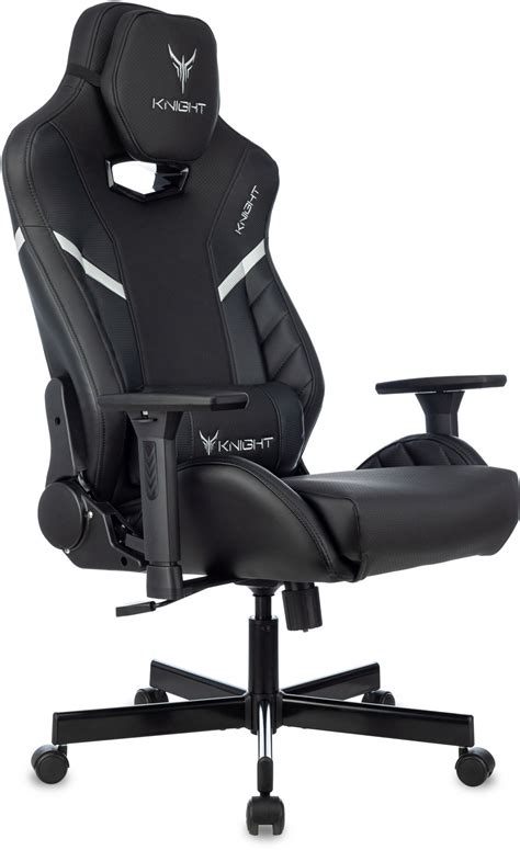 Кресло игровое Knight Thunder 5X, обивка: эко.кожа, цвет: черный ...