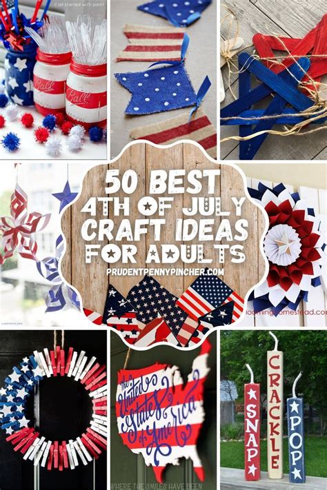 50 Patriotic 4th Of July Crafts For Adults July Crafts 4th July
