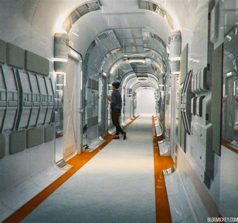 First Look At Hallway Leading To Guest Rooms Aboard The Star Wars