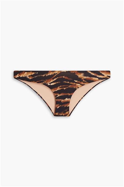 Melissa Odabash Vienna Tiger Print Low Rise Bikini Briefs The Outnet