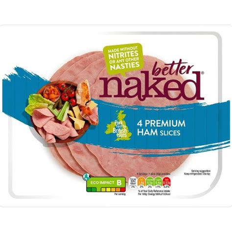 Finnebrogue Better Naked Premium Ham Slices 120g Compare Prices
