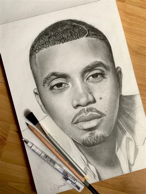 custom pencil portrait drawing hand drawn portrait drawing  photo