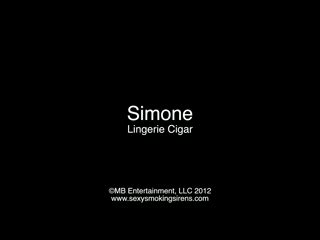 Sexy Cigar Sirens Classic Brunette In Lingerie With A Cigar MP4