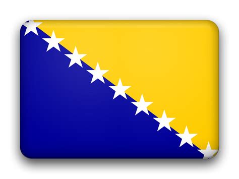 Bosnia And Herzegovina Flag Png Transparent Images Png All