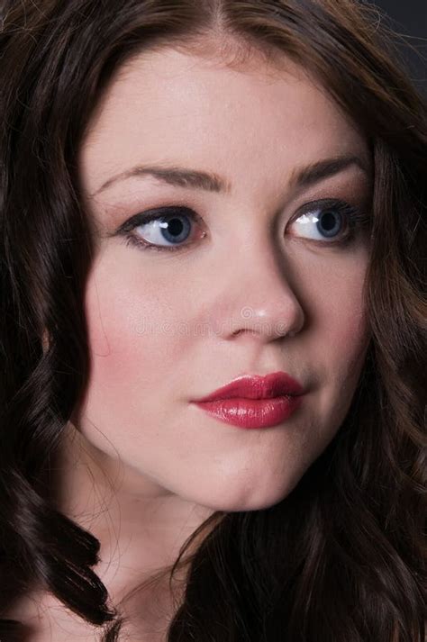 Brunette Stock Image Image Of Closeup Gorgeous Lovely