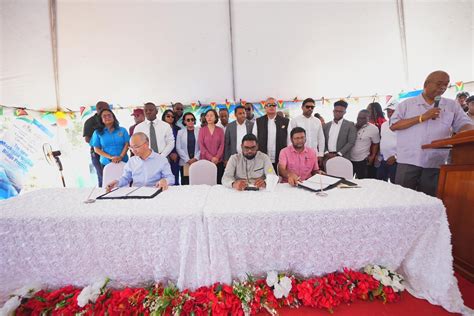 Chinese Ambassador Guo Haiyan And President Dr Irfaan Ali Witnessed