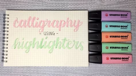 Calligraphy Highlighter Font