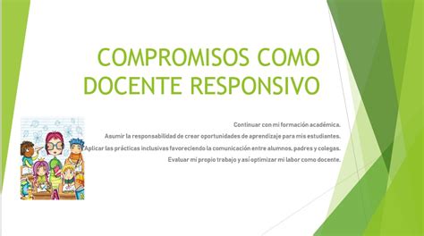 Educacion Inclusiva Compromisos Del Docente Responsivo