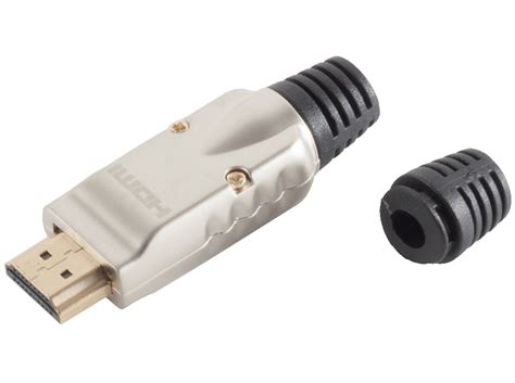 S CONN MAXIMUM CONNECTIVITY HDMI Stecker Metalll Selbstmontage Schwarz