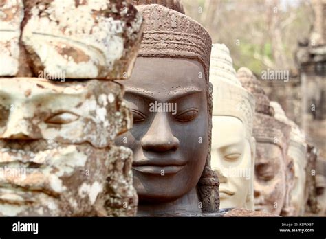 Angkor Thom Cambodia Stock Photo Alamy