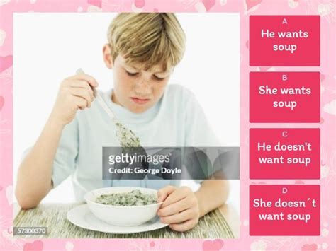 wants-doesnt want - Quiz 