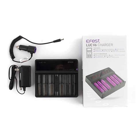 Efest Luc V6 Lcd Battery Charger | Greatest Offer | £33.99