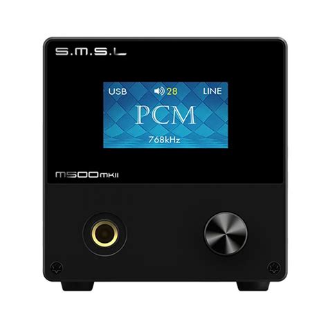 SMSL M500 MKII - Desktop MQA and MQA-CD DAC and Headphone Am