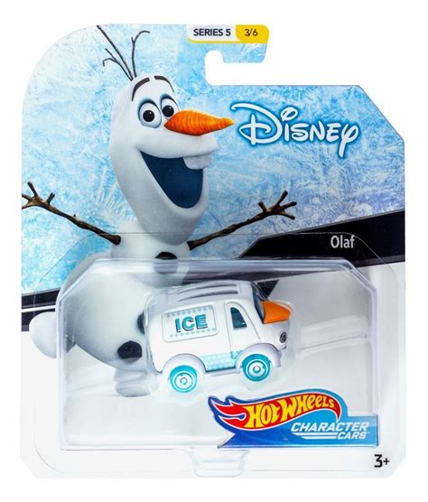 Olaf Frozen Disney Hot Wheels Character Cars Meses Sin Intereses