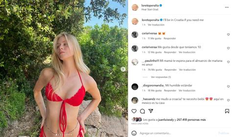 Loreto Peralta De Viaje En Croacia Se Luce Con Un Bikini Rojo Y Body Jewelry