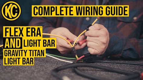 How To Wire Up The Kc® Gravity Titan™ Or Flex Era® Led Light Bar Youtube