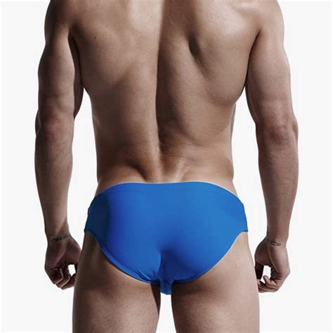 Aimpact Swim Aimpact Mens Vintage Swim Briefs Sexy Bikini Swimwear Quick Dry Retro Swimsuit