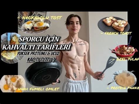 PROTEİNLİ SPORCU KAHVALTISI TARİFLERİ Yüksek Proteinli 5 Ucuz ve