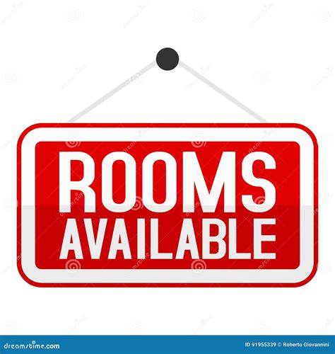rooms  sign flat icon  white stock vector illustration
